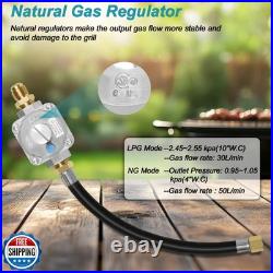 10FT Propane to Natural Gas Conversion Kit Compatible with Weber Genesis, Gen