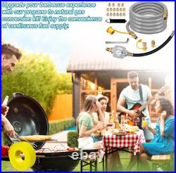 10FT Propane to Natural Gas Conversion Kit Compatible with Weber Genesis, Genesi