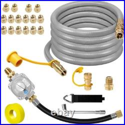 10FT Propane to Natural Gas Conversion Kit for Weber Genesis, Genesis II, Spirit