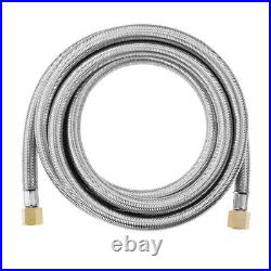 10Ft High Pressure Braided Propane Hose with 5x Conversion for Grill Fire Pit