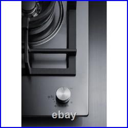 12 In. Gas Cooktop in Stainless Steel with 1-Burner