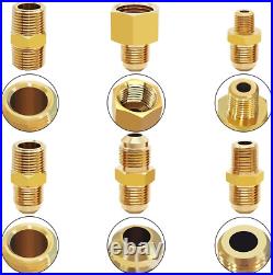 20 Feet High Pressure Braided Propane Hose Extension with Conversion Coupling 3/
