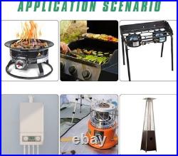 20 Ft High Pressure Braided Propane Hose Extension with Conversion Coupling 38 20 Ft High Pressure Braided Propane Hose Extension with Conversion Coupling 38