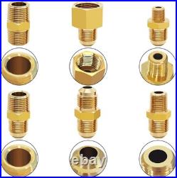 20 Ft High Pressure Braided Propane Hose Extension with Conversion Coupling 38