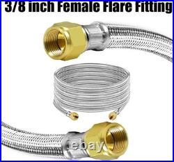 20 Ft High Pressure Braided Propane Hose Extension with Conversion Coupling 38 20 Ft High Pressure Braided Propane Hose Extension with Conversion Coupling 38