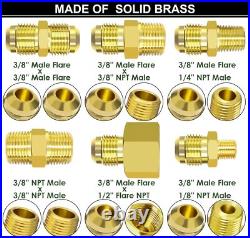 24 Ft High Pressure Braided Propane Hose Extension with Conversion Coupling