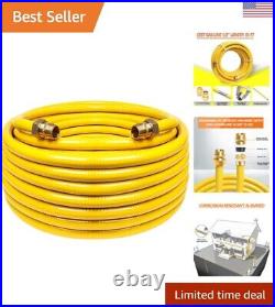 33ft Gas Line Kit Safe Natural Gas Propane Conversion with 2 Male Adapters