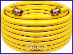 33ft Gas Line Kit Safe Natural Gas Propane Conversion with 2 Male Adapters