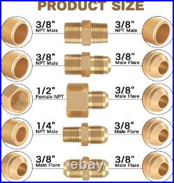 36Ft High Pressure Braided Propane Hose Extension and Fittings with Conversion 36Ft High Pressure Braided Propane Hose Extension and Fittings with Conversion