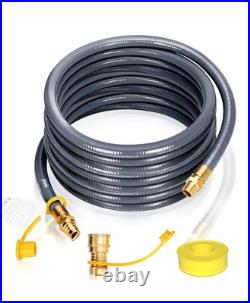 3/4 Natural Gas Hose with Quick Connect Fittings 50FT, Natural Gas Conversion 3/4 Natural Gas Hose with Quick Connect Fittings 50FT, Natural Gas Conversion
