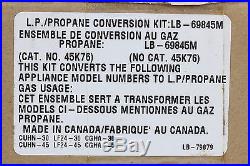 45 K76 LP Propane Conversion Kit LB-69845M Appliance to Propane LB79879