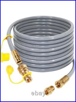 48 FT Propane & Natural Gas Hose with 3/8-1/2 Female Flare Gas Conversion Kit 48 FT Propane & Natural Gas Hose with 3/8-1/2 Female Flare Gas Conversion Kit