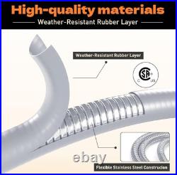 48 FT Propane & Natural Gas Hose with 3/8-1/2 Female Flare Gas Conversion Kit 48 FT Propane & Natural Gas Hose with 3/8-1/2 Female Flare Gas Conversion Kit