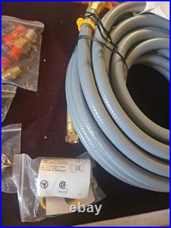 48 FT Propane & Natural Gas Hose with 3/8-1/2 Female Flare Gas Conversion Kit 48 FT Propane & Natural Gas Hose with 3/8-1/2 Female Flare Gas Conversion Kit