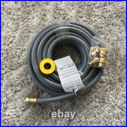 48 FT Propane & Natural Gas Hose with 3/8-1/2 Female Flare Gas Conversion Kit 48 FT Propane & Natural Gas Hose with 3/8-1/2 Female Flare Gas Conversion Kit