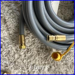 48 FT Propane & Natural Gas Hose with 3/8-1/2 Female Flare Gas Conversion Kit 48 FT Propane & Natural Gas Hose with 3/8-1/2 Female Flare Gas Conversion Kit