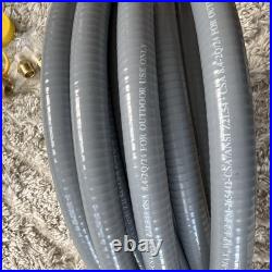 48 FT Propane & Natural Gas Hose with 3/8-1/2 Female Flare Gas Conversion Kit 48 FT Propane & Natural Gas Hose with 3/8-1/2 Female Flare Gas Conversion Kit