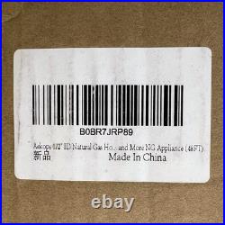 48 FT Propane & Natural Gas Hose with 3/8-1/2 Female Flare Gas Conversion Kit 48 FT Propane & Natural Gas Hose with 3/8-1/2 Female Flare Gas Conversion Kit