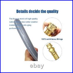 48 Feet 1/2-Inch Natural Gas Hose with Quick Connect Fitting for BBQ, Grill