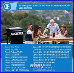5FT Propane Regulator Hose Conversion Kit for Weber Genesis Spirit 310/315/210