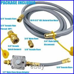 98523 10Ft 1/2 ID Natural Gas Conversion Kit Propane to Natural GasNatural G