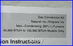 AGAGC8NPS01A / AGAGC8NPS01A Natural Gas to Propane Conversion Kit New in Box