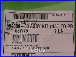 ALLIED AIR 68W75 Natural to Propane LP conversion kit Armstrong A80UH1/A80DF1