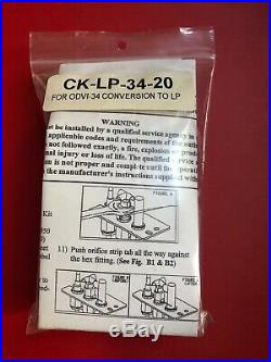 Archgard Propane Conversion Kit CK-LP-34-20 for Optima 34
