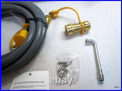 Burn Touch Propane to Natural Gas Conversion Kit 3/8 In Outdoor Gas Hose