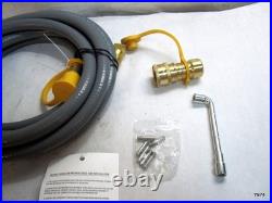 Burn Touch Propane to Natural Gas Conversion Kit 3/8 In Outdoor Gas Hose
