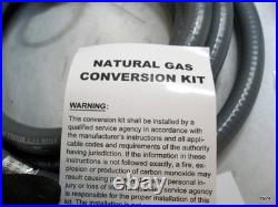 Burn Touch Propane to Natural Gas Conversion Kit 3/8 In Outdoor Gas Hose