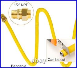 CSST 37 Ft Corrugated Stainless Steel Gas Line Flexible Propane Conversion Kit CSST 37 Ft Corrugated Stainless Steel Gas Line Flexible Propane Conversion Kit