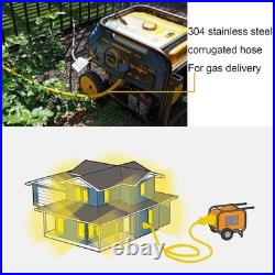 CSST 37 Ft Corrugated Stainless Steel Gas Line Flexible Propane Conversion Kit