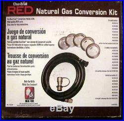 Char-Broil Red Natural Gas Conversion Kit #4625 Convert Propane Grills NEW NIB