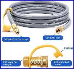 Complete Propane Conversion Kit with 10FT Hose for Blackstone Grills and More