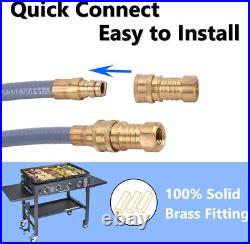 Complete Propane Conversion Kit with 10FT Hose for Blackstone Grills and More