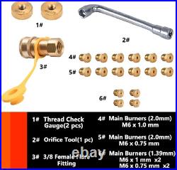 Complete Propane Conversion Kit with 10FT Hose for Blackstone Grills and More