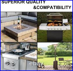 Complete Propane Conversion Kit with 10FT Hose for Blackstone Grills and More