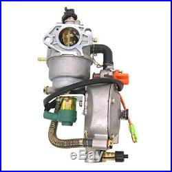 Dual Fuel Carburetor W Manual Choke LPG NG Propane CONVERSION KIT For Gasoline G