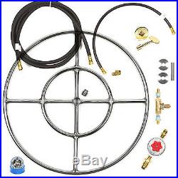 FR18CK+ 18 Fire Ring Complete Deluxe Propane Fire Pit Conversion Kit