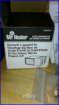 FREE SHIP New NIB Mr Heater F260174 Natural Gas NG to Propane LP Conversion Kit