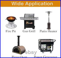 Flexible 3/4 Inch Stainless Steel Gas Line Propane Conversion Kit Included Flexible 3/4 Inch Stainless Steel Gas Line Propane Conversion Kit Included