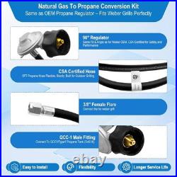 For Weber Natural Gas Conversion Kit, Natural Gas to Propane Conversion Kit for W