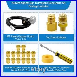 For Weber Natural Gas Conversion Kit, Natural Gas to Propane Conversion Kit for W