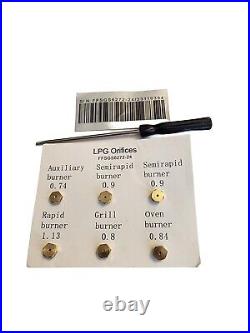 Forno Breno Propane (LP) Conversion Kit Orifices for Model# FFSGS6272-24 NEW