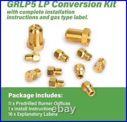 Frigidaire Gas to Propane LP Conversion Kit with 11 Orifices Easy Install Frigidaire Gas to Propane LP Conversion Kit with 11 Orifices Easy Install