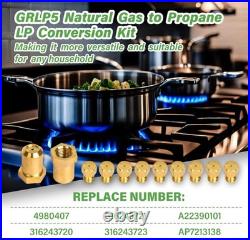 Frigidaire Gas to Propane LP Conversion Kit with 11 Orifices Easy Install Frigidaire Gas to Propane LP Conversion Kit with 11 Orifices Easy Install