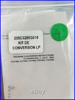GE Cafe Propane Conversion Kit (LP) Orifice CGY366, C2Y366, C2Y486, CGU366, CGU486