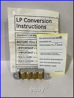 GE Cooktop Burner LP Gas Orifice Conversion Kit WB06X10600 Propane Conversion