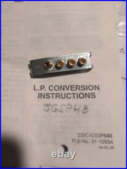 GE LP Propane Conversion Kit Orifices For Model JGSP48 GE LP Propane Conversion Kit Orifices For Model JGSP48